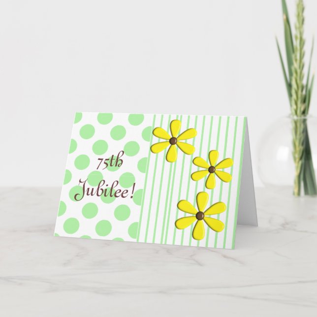 Nun Diamante 75º Jubileo Tarjetas y Regalos (Anverso)