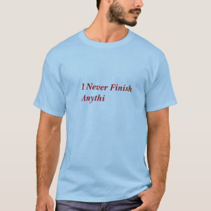 Nunca acabe la camiseta
