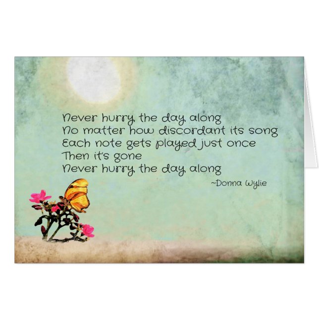 Nunca apresures el día (Anverso (Horizontal))