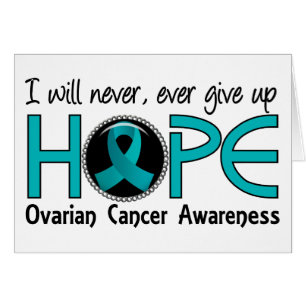 Nunca dé para arriba al cáncer ovárico de la