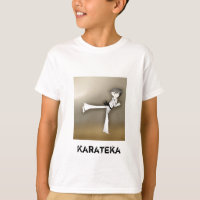 Nunca dé para arriba la camiseta Karateka de