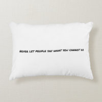 Nunca Dejemos Que La Gente Diga Almohada Acento