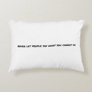 Nunca Dejemos Que La Gente Diga Almohada Acento