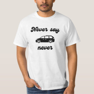 Nunca digas nunca camiseta minivan