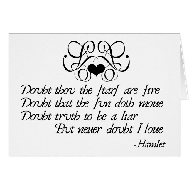 Nunca dude a Ofelia (Anverso (Horizontal))