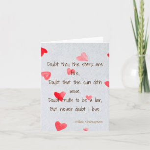 Nunca Dudes De Mi Amor Tarjeta