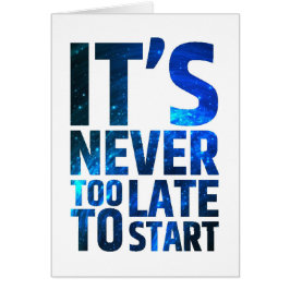 Nunca es demasiado atrasado comenzar