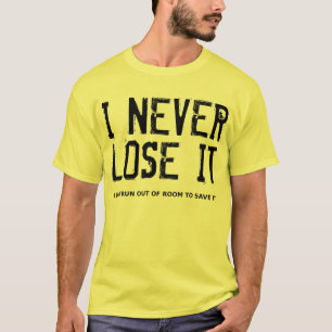 Nunca lo pierdo Camiseta divertida de motocross de