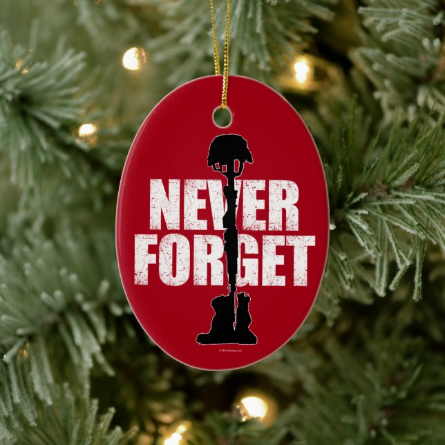 Nunca Olvidar el ornamento cerámico (Árbol)