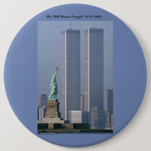 ¡Nunca olvidaremos! 9-22-2001 botón