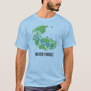 Nunca olvide la camiseta de Pangaea