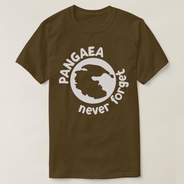 Nunca olviden la camiseta de pangaea para nervios  (Diseño del anverso)