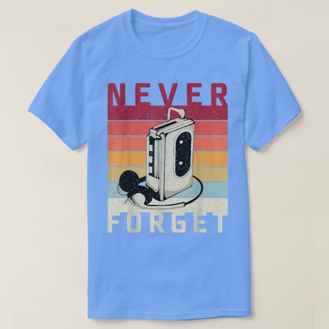 Nunca olvides la camiseta (Diseño del anverso)