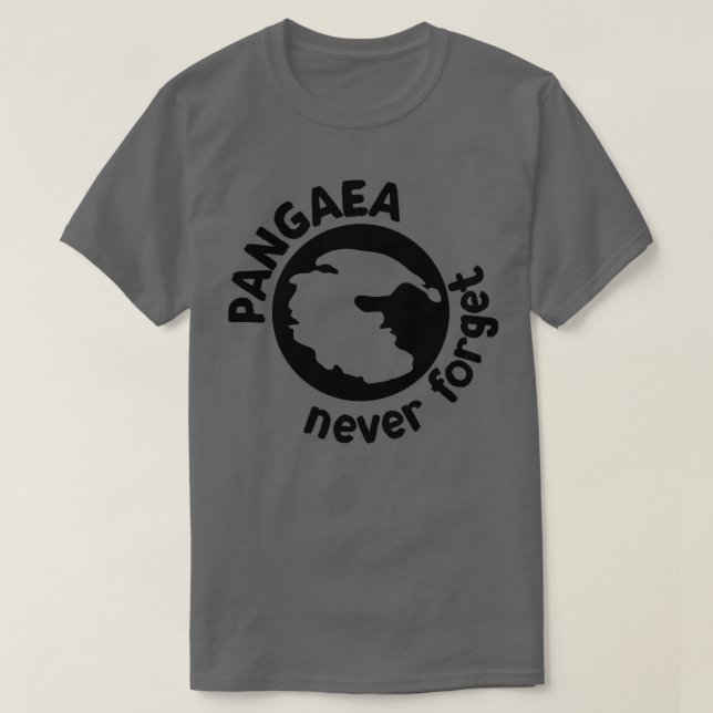 Nunca olvides la camiseta de Pangaea asombrosa (Diseño del anverso)