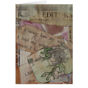 Nunca Perdí Mi Camino De Collage De Medios Mixtos