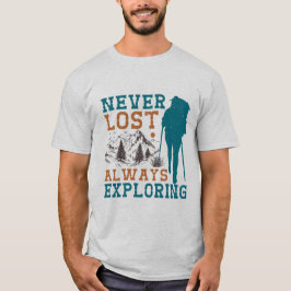 Nunca Perdido - Siempre Explorando Camiseta de Ave