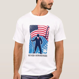 Nunca rendas la camiseta de Trump 2024 para hombre