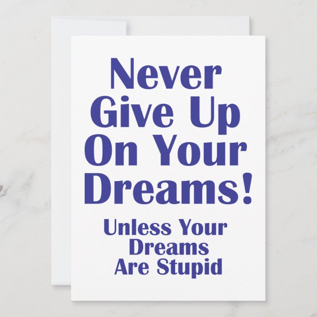 Nunca rendirse (Anverso)