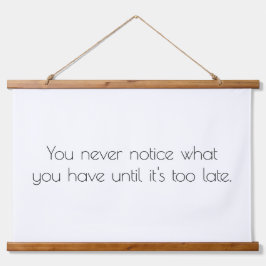 Nunca Se Nota Tapiz De Muro De Madera Topada