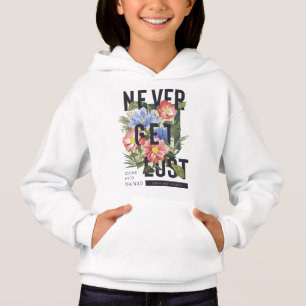 Nunca se pierda el lema floral