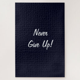 ¡Nunca Se Rindan! Desafiante rompecabezas monocrom