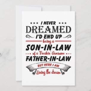 Nunca soñé que terminaría siendo un yerno