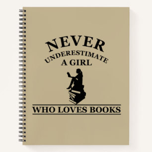 nunca subestimar a un chica que ama los libros