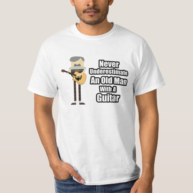 Nunca subestime a un viejo hombre con una camisa (Anverso)