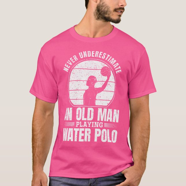 Nunca Subestimes A Un Viejo Jugando Polo De Agua (Anverso)