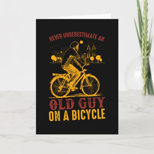 Nunca subestimes la tarjeta de felicitación BICYCL (Anverso)