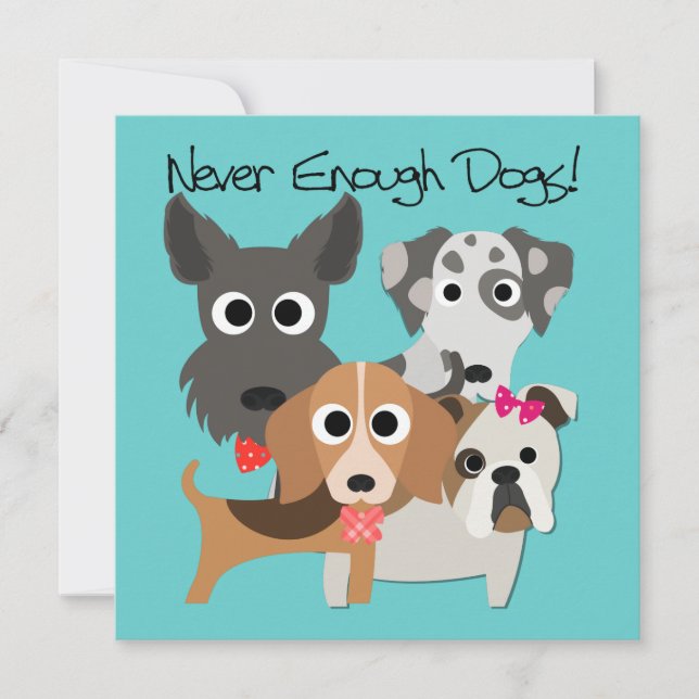 Nunca suficientes perros (Anverso)