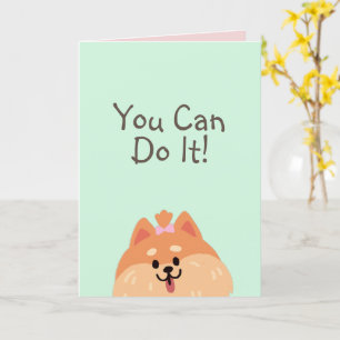 Nunca te rindas y cuestas la tarjeta de perro