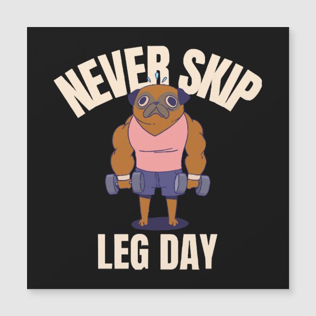 Nunca te saltes el día de piernas (Anverso)