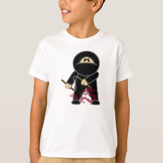 Nunchaku Ninja, camiseta oculta del niño dragón