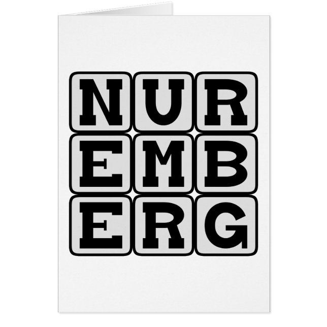 Nuremberg, ciudad de Alemania (Frente)