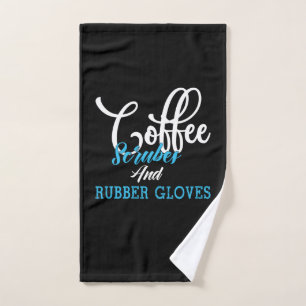 Nurse Gift Escrubos De Café Y Guantes De Goma