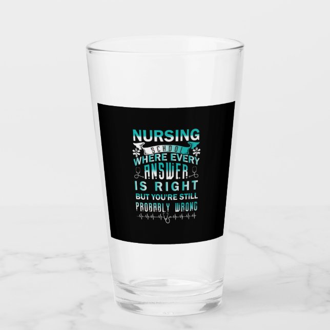 Nurse Gift | Escuela de Enfermería donde cada (Anverso)