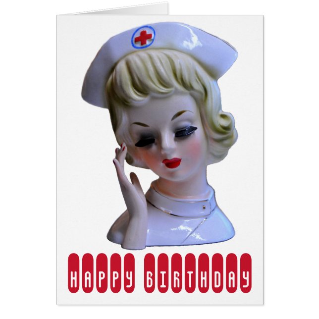 Nurse Happy Birthday Card Front Line Hero (Frente)
