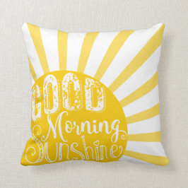 Nursery buena mañana almohada de sol decoración re