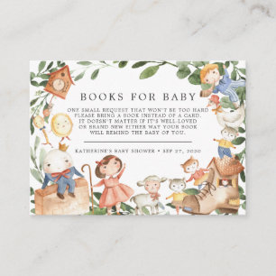 Nursery Rhymes Books Para La Tarjeta Baby Shower P