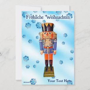 Nutcracker alemán: Fröhliche Weihnachten