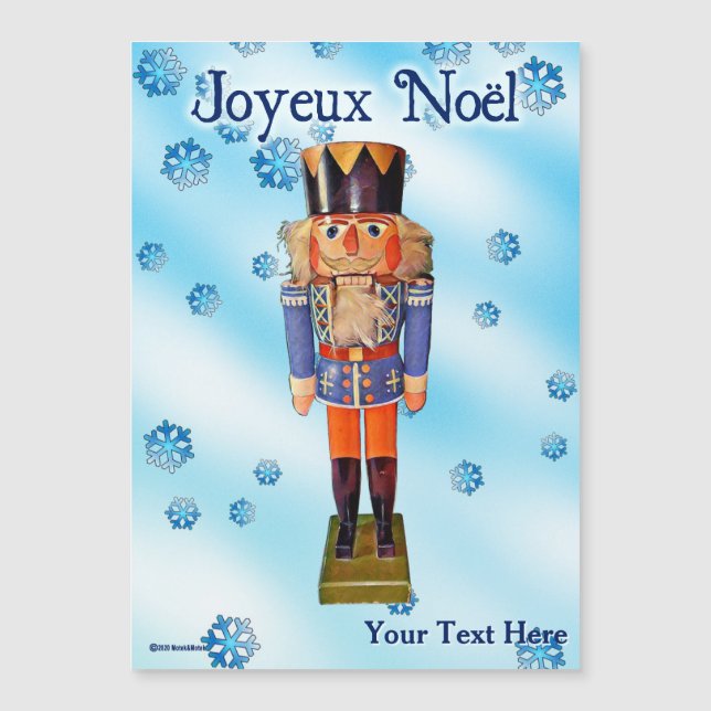Nutcracker alemán - Joyeux Noël (Anverso)