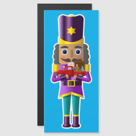 Nutcracker con camionetas rojas y natividad