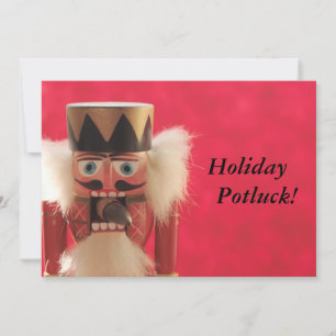 nutcracker con invitación de bellota potluck