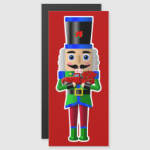 Nutcracker con un pequeño camión rojo
