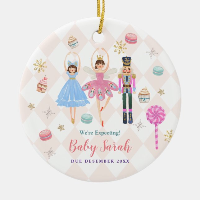 Nutcracker esperamos ornamento de padres (Frente)