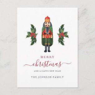 Nutcracker Festivo Feliz Navidad