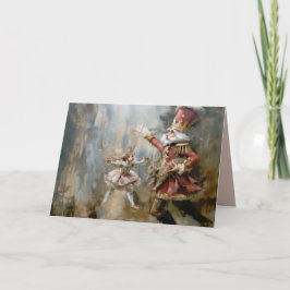 Nutcracker - Tarjeta de felicitación doblada