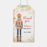 Nutcracker Winter Baby Shower Gracias Etiqueta