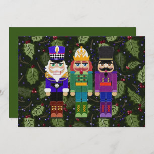 Nutcrackers Felt Style Feliz Navidad